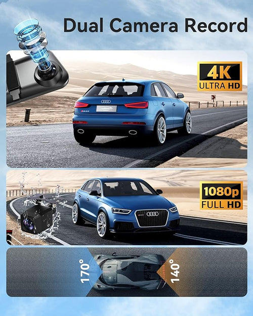 12'' Rearview Mirror Camera - Image 2