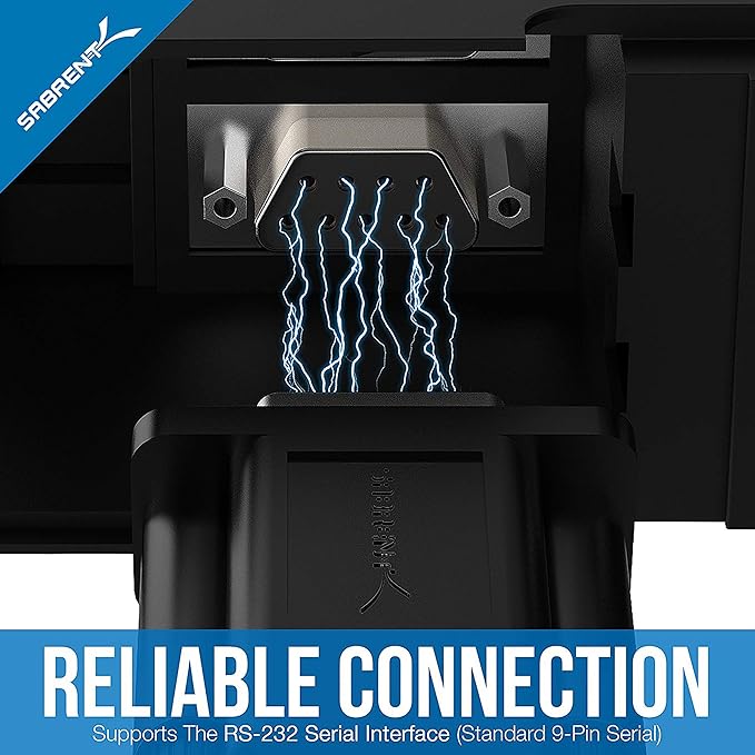 SABRENT USB 2.0 to Serial DB-9 RS-232 Adapter Cable 6ft Cable - Image 5