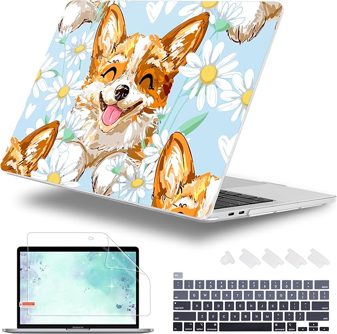 Case for MacBook Pro 13 inch with/Without Touch Bar, Hard Shell + Keyboard by WelcomeViseNewitems