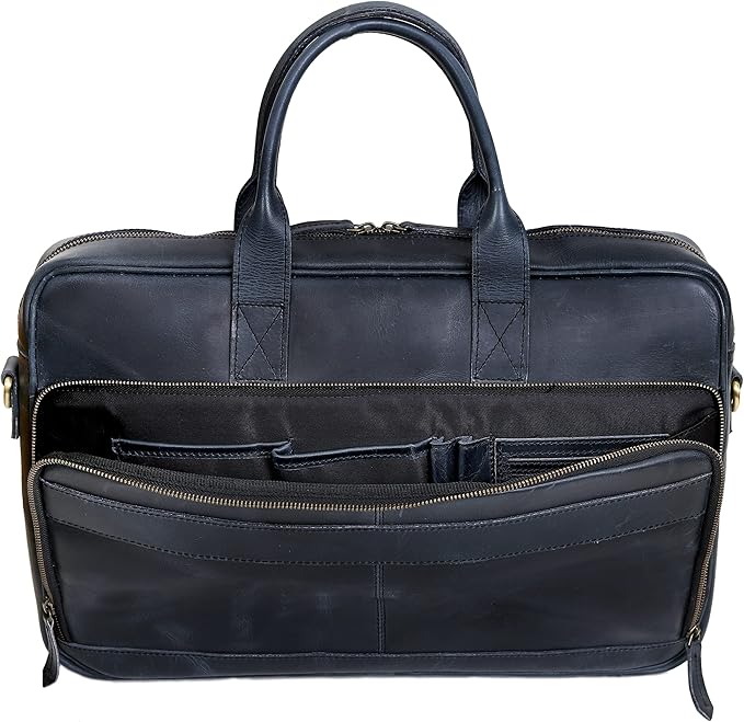 VC VINTAGE COUTURE Leather briefcase bag - Image 6