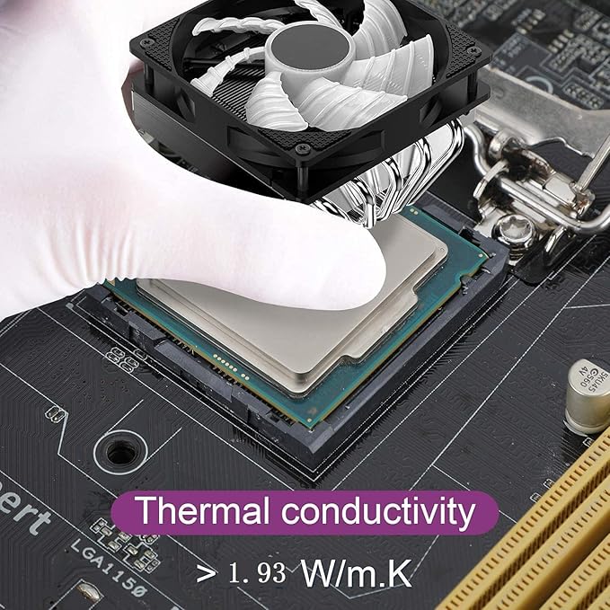 HY510-10PCS CPU Thermal heatsink Paste Silicone Grease Compound Carbon Based - Image 4
