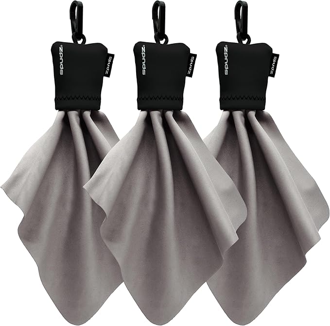 SPUDZ Classic Microfiber Lens Cleaner – Clip-On Pouch, Washable – by ALPINEINNOVATIONS