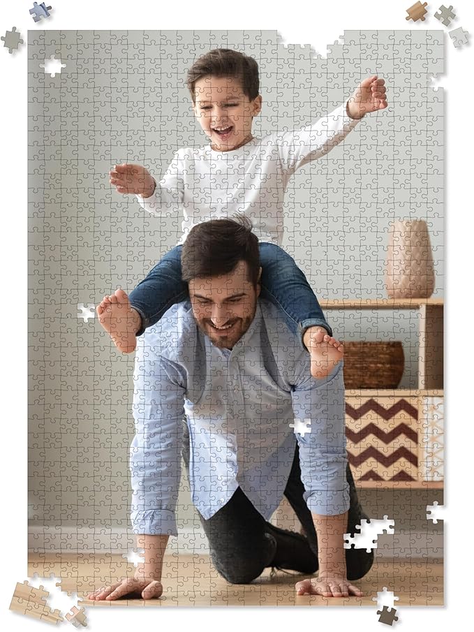 Photo Personalized Puzzle for Father's Day - Image 2