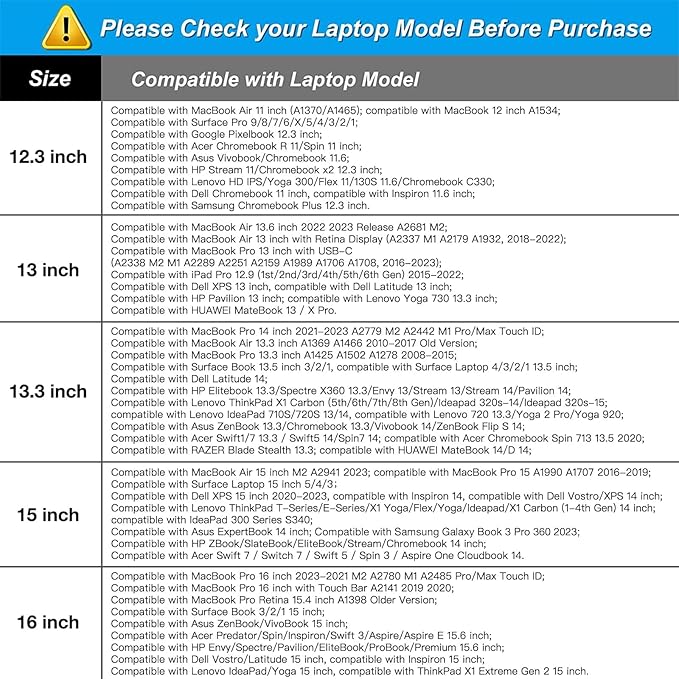 MOSISO Laptop Case 14 inch, 14 inch Laptop Sleeve Bag Compatible - Image 6