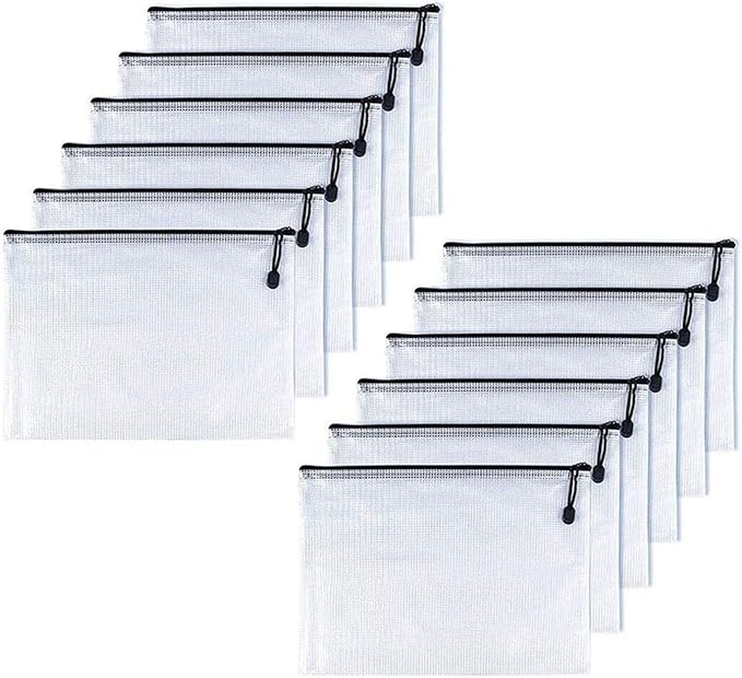 Oaimyy-B8, Plastic Small Zipper Pouch Document Folders Bag & Zip File Folders by Oaimyy