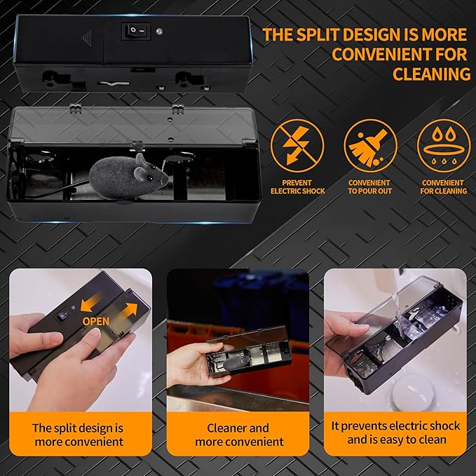 GSS Electric Mouse Trap, Smart Mouse Traps Indoor - Image 3
