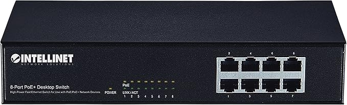 Intellinet 8-Port PoE+ Desktop Switch - Image 3