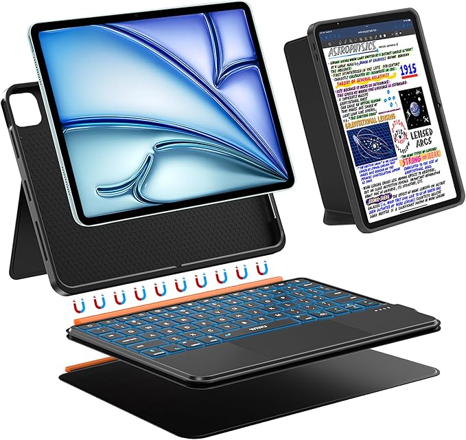 WIWU for iPad Keyboard Case 11 Inch A16 11th /10th Gen 3 in 1 Magnetic by WiWUOfficial