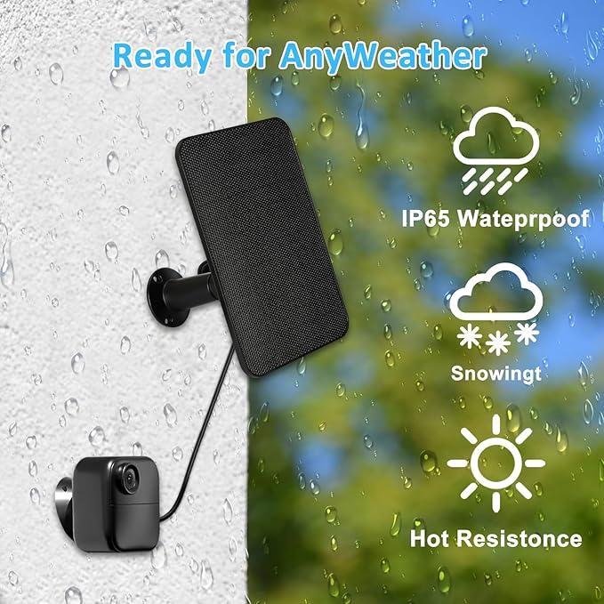 6W Solar Panel Charger for Blink Outdoor 4, Solar Panel - Image 3