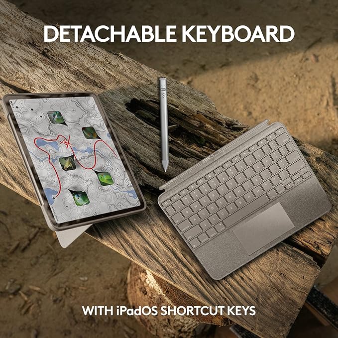 Logitech Combo Touch iPad Pro 11-inch Keyboard Case and Logitech Crayon Digital - Image 7