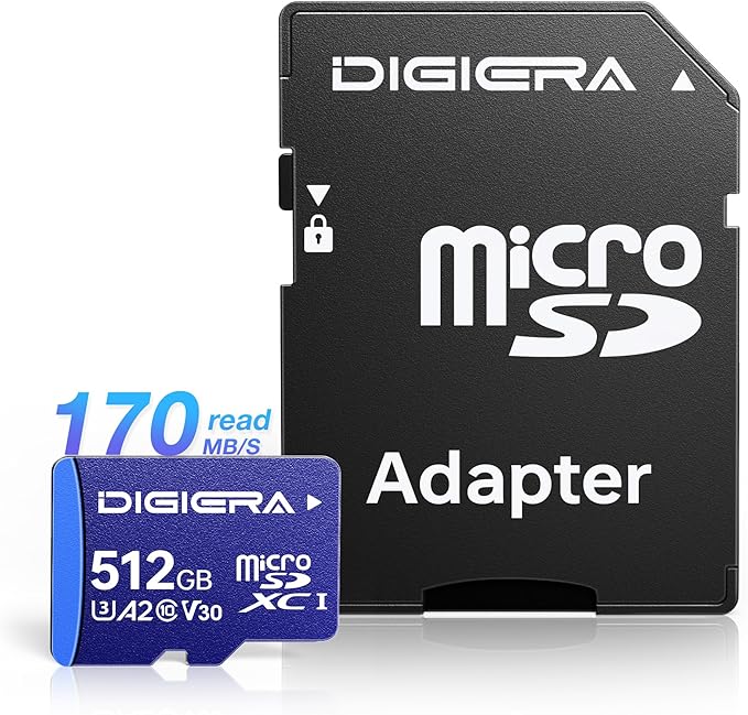 512GB LT100 microSDXC UHS-I Memory Card by DIGIERA