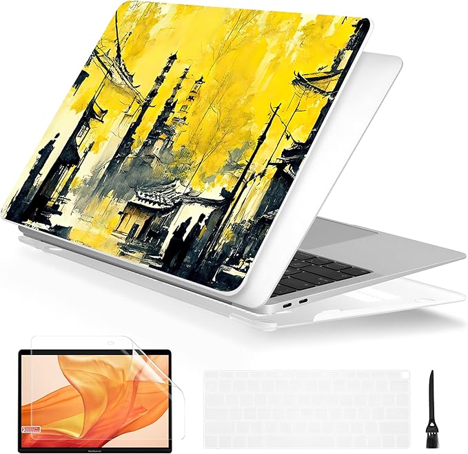 Batianda Design Case for M1 MacBook Air 13 Inch Model A2337 A2179 A1932 2021 by Batianda