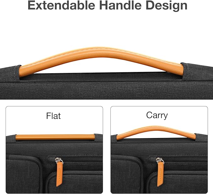 MOSISO 360 Protective Laptop Case 16 inch, 15-15.6 inch Laptop Sleeve Compatible - Image 5