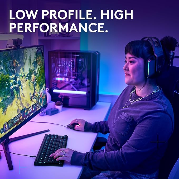 Logitech G515 TKL Wired Low Profile Gaming Keyboard, Fully Customizable RGB - Image 2