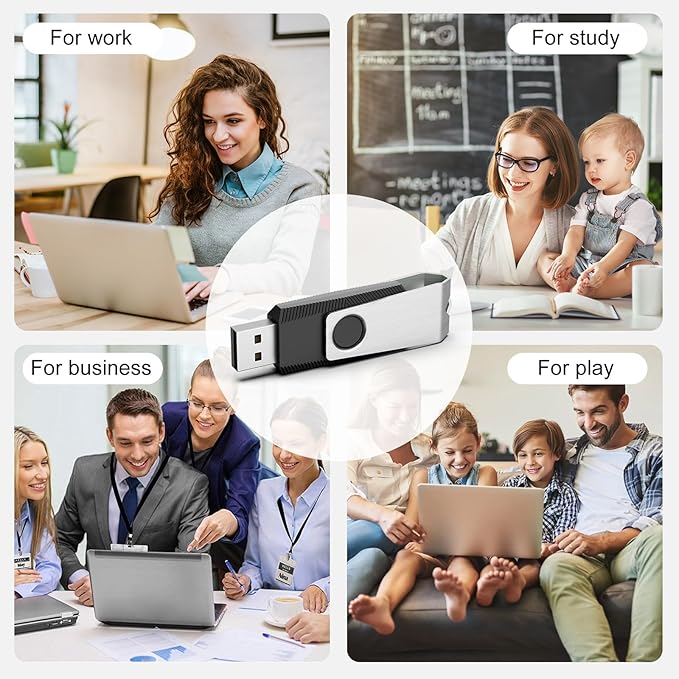 TOPESEL 100 Pack 128MB USB 2.0 Flash Drive, Thumb Drive, Memory Stick, Pen Drive - Image 6