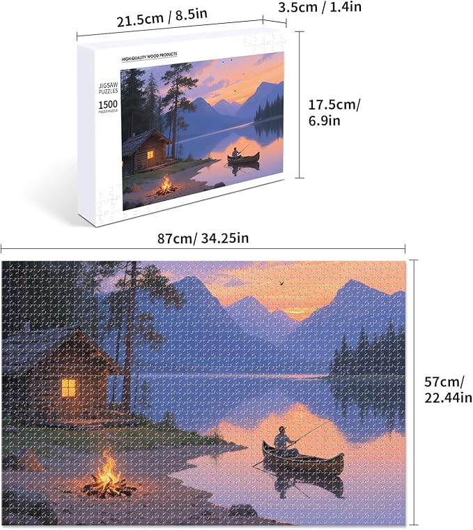 Custom Photo Puzzle – Personalized 1500 Piece Jigsaw Puzzle from Your Photo – - Image 3