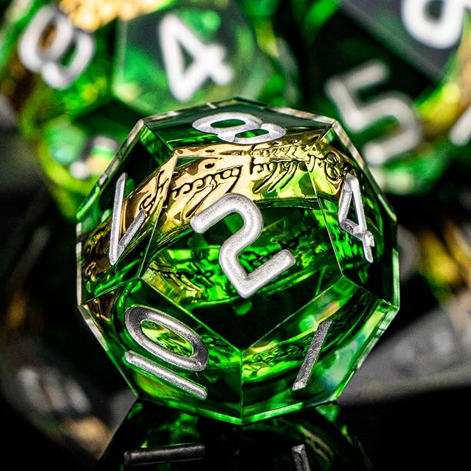 Magic Golden Ring DND Dice Set - Image 5
