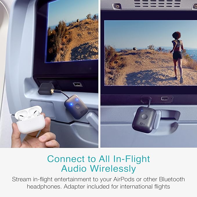 MEE audio Connect Air in-Flight Bluetooth Wireless Audio Transmitter, - Image 2