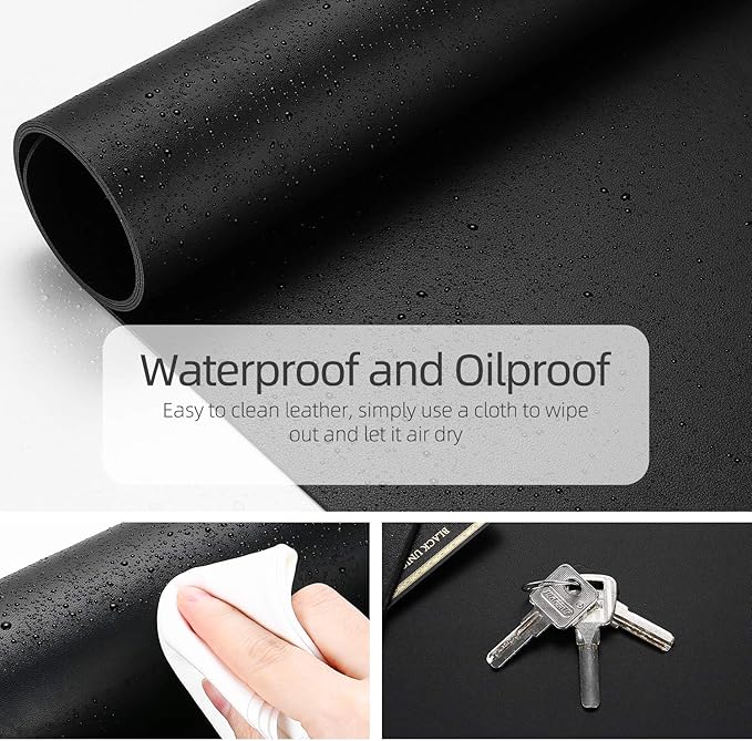 Dual-Sided Multifunctional Desk Pad, 47.2" x 23.6" Desk Mat, Waterproof Desk - Image 3