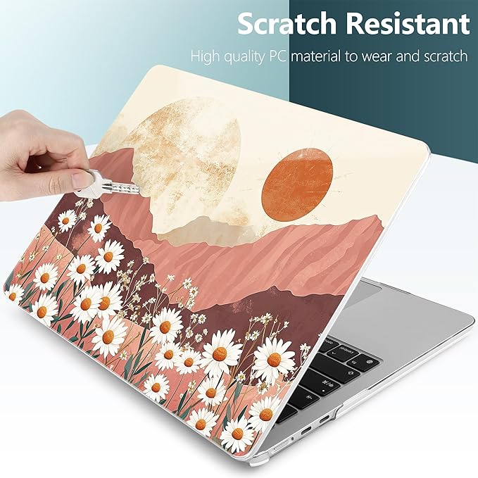 TWOLSKOO Compatible with M4 MacBook Air 13.6 inch Case 2025-2022 Release M4 - Image 4