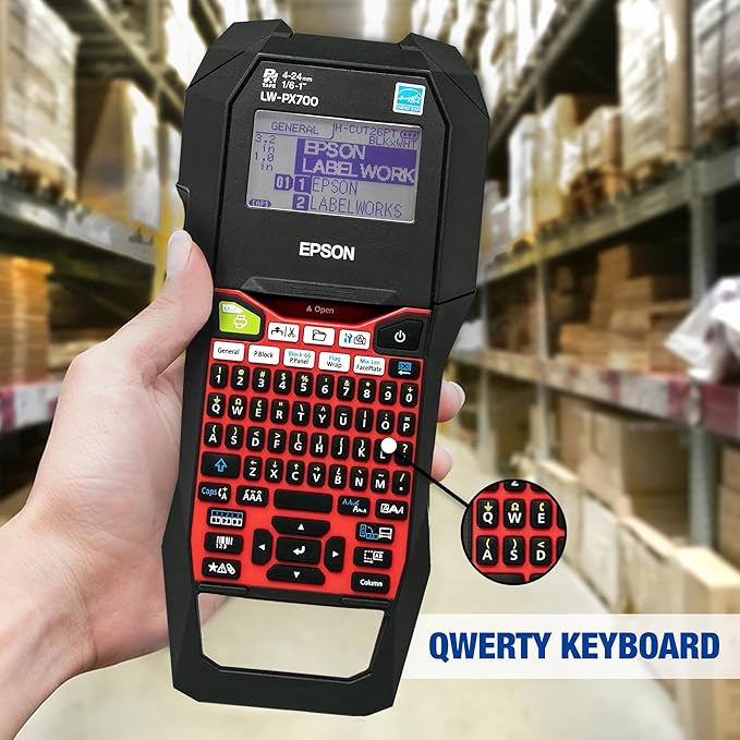 LABELWORKS Epson LW-PX700PCD Industrial Label Maker Kit - Image 7