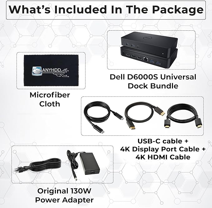 Dell D6000S Universal Dock Bundle - Image 2