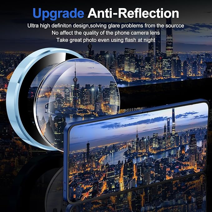 for Samsung Galaxy Z Flip 7 Camera Lens Protector, Individual Metal Ring - Image 4