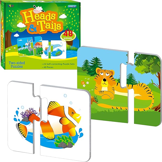 48 Animal Matching Puzzles by SpriteGru