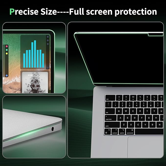 Privacy Screen for MacBook Air 13 Inch M1& Mac Pro 13In M1/M2, Anti Blue Light - Image 7