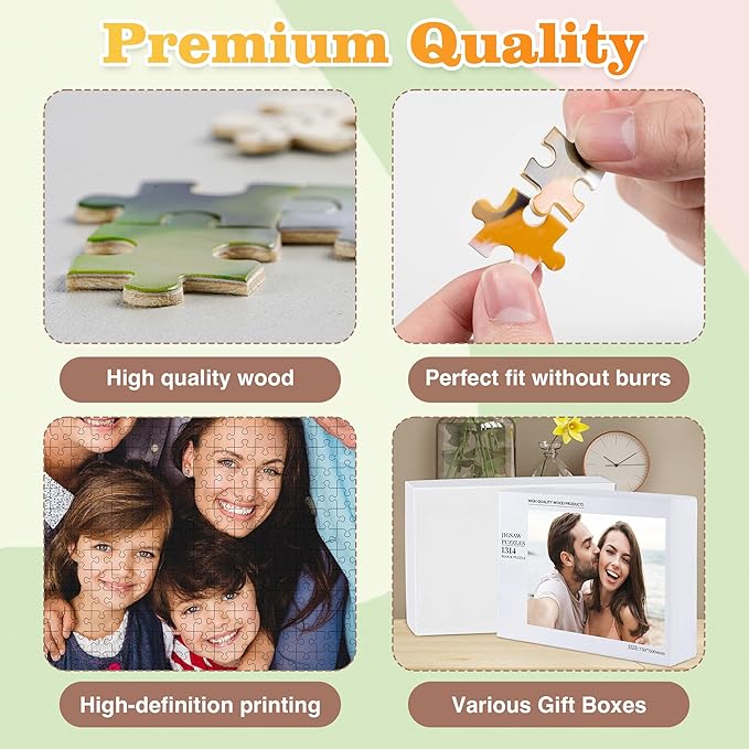 Easycosy Custom Photo Puzzles 1000/500/300 Pieces - Image 5