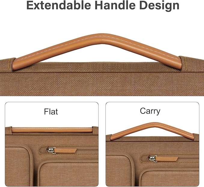MOSISO 360 Protective Laptop Shoulder Bag, 15-15.6 inch Computer Bags Compatible - Image 5