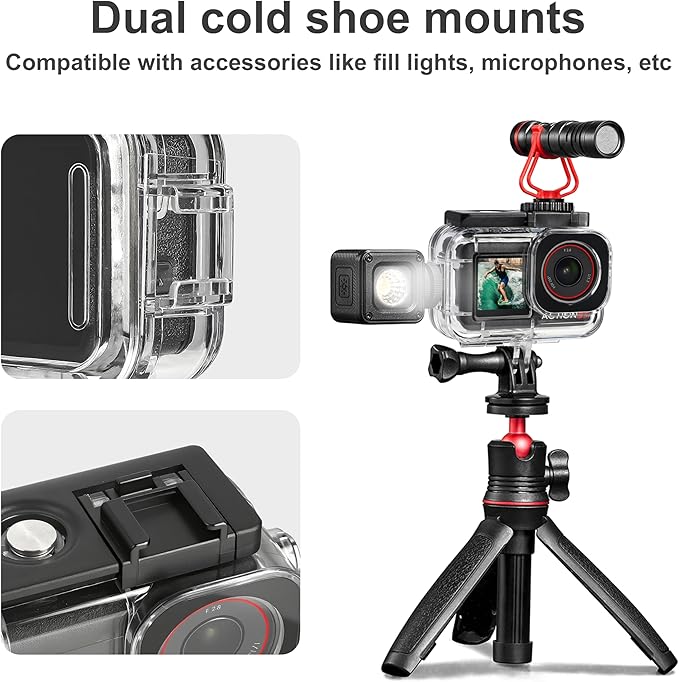 FitStill 164FT/50M Waterproof Case&3 Filters&Floating Hand Grip Stick Set - Image 8
