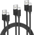 Elebase for Airpods 4 USB C Charger Cable 3 Pack 1.5/3.3/6.6FT, Type C Charging by Elebase
