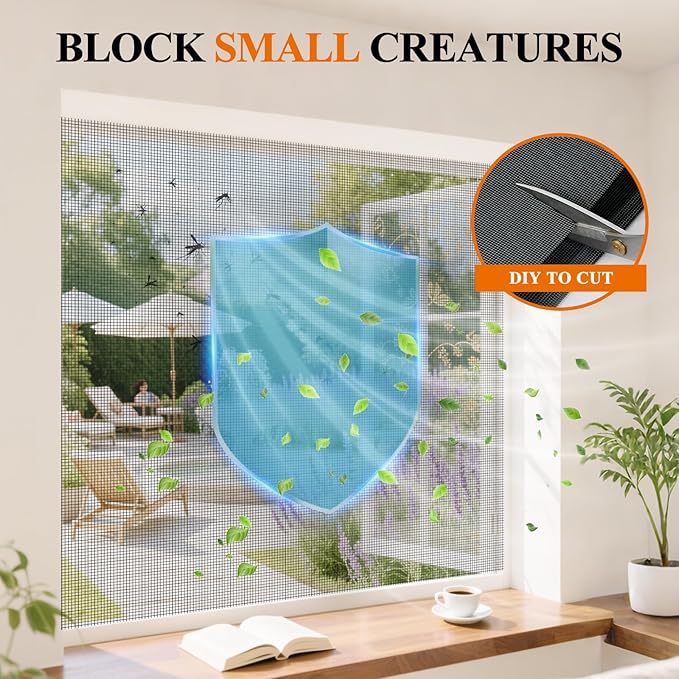 MAGZO Window&Door Screen Replacement Kit, - Image 4