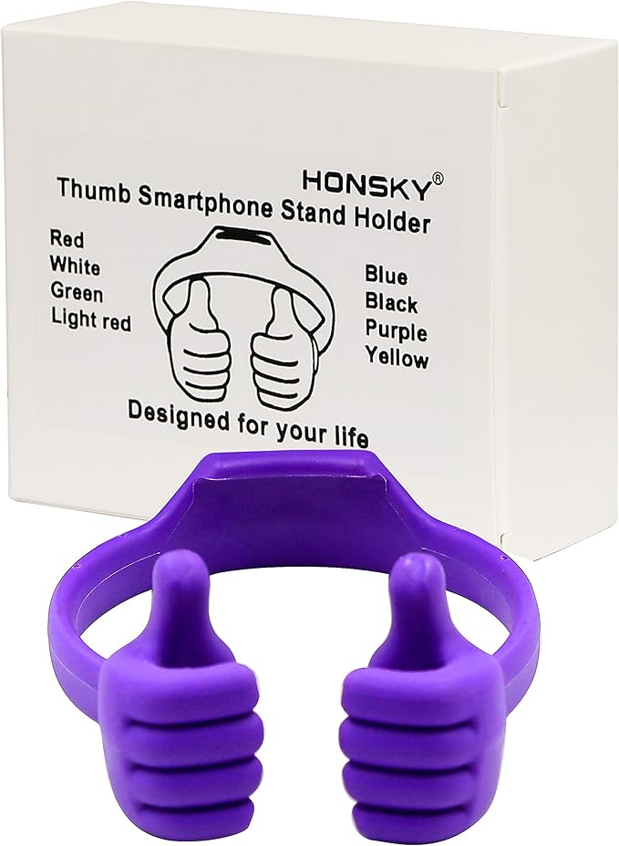Honsky Thumbs-up Cell Phone Stand Holder, Tablet Stand Cradle - Image 7