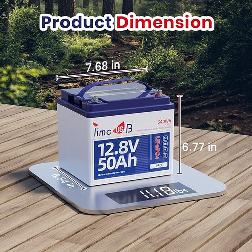 12.8V 50Ah Pro LiFePO4 Battery, 15000+ Cycles Batteries - Image 2