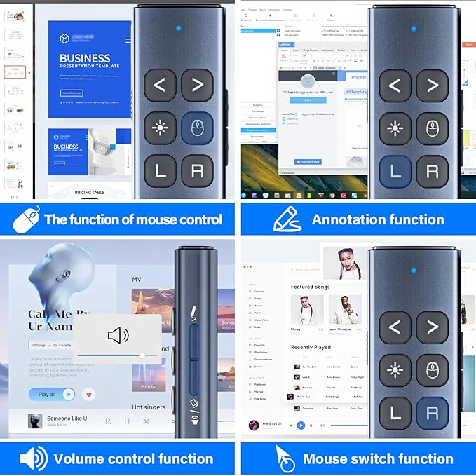 Presentation Clicker with Air Mouse - Image 6