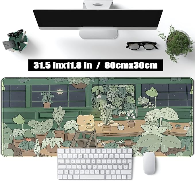 Kawaii Bear XL Gaming Mouse Pad & Desk Mat - Image 2