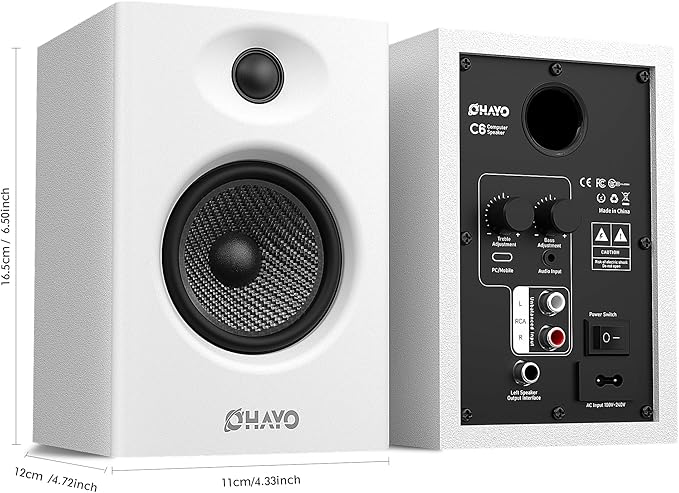 OHAYO 60W Computer Speakers for Gaming and Music, Active Bluetooth 5.3 - Image 2