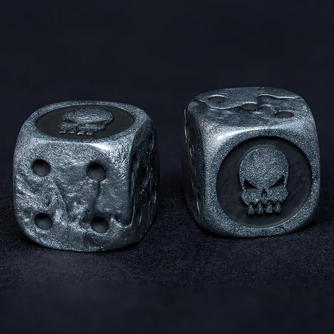 D6 Dice Set – 10× Six-Sided Resin Dice by DiceBell