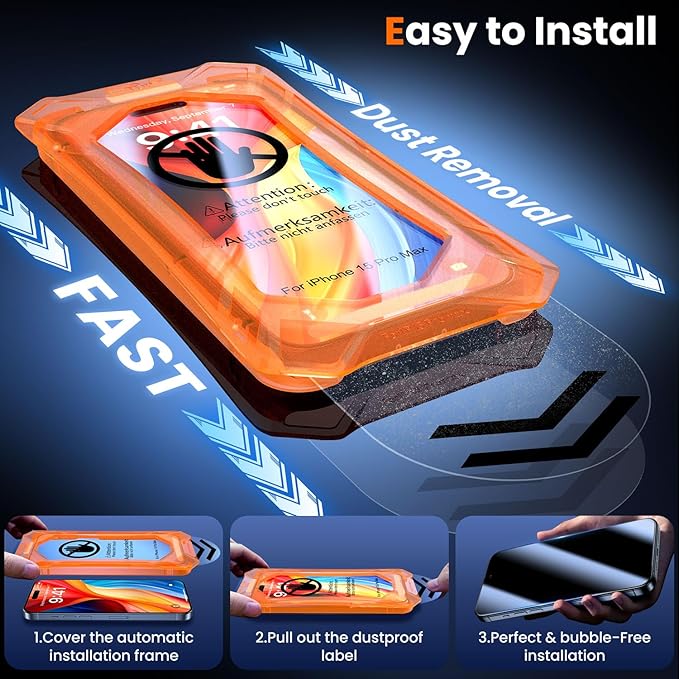 UniqueMe for iPhone 15 Pro Screen Protector - Image 2