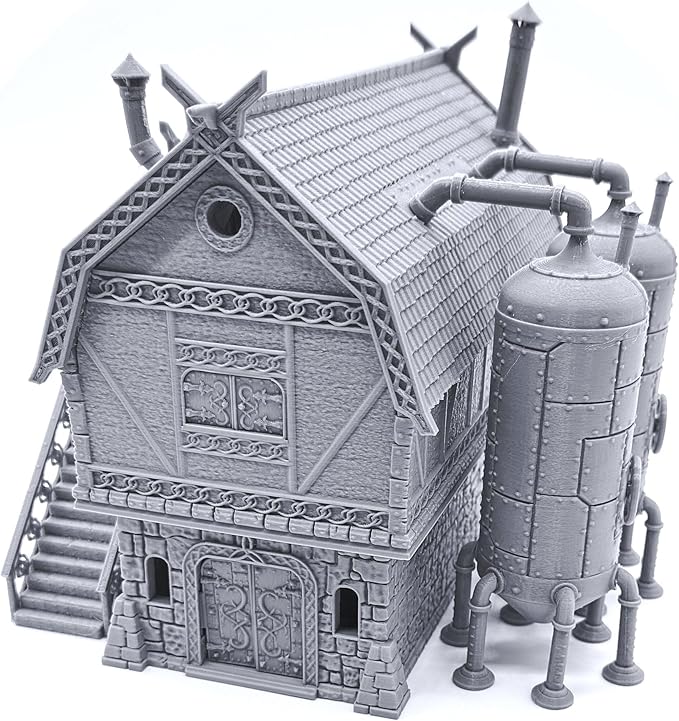 EnderToys The Brewhouse by Printable Scenery, 3D Printed Tabletop RPG Scenery by EnderToys
