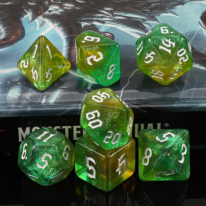 QMAY DND Dice Set -D&D Polyhedral Dice - Image 4