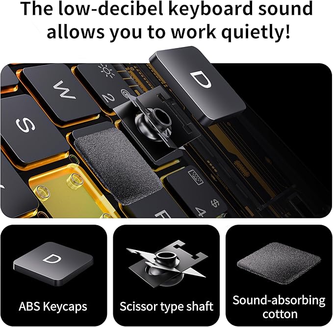 iPad Keyboard Case for iPad 10th Gen & 11th, Magic Wireless Keyboard - Image 7