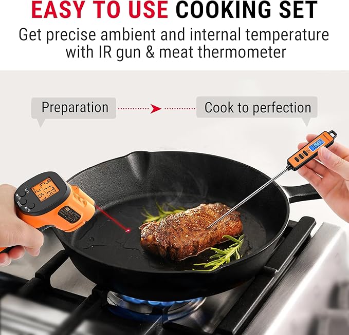 ThermoPro Temperature Gun, Infrared Thermometer Gun - Image 2