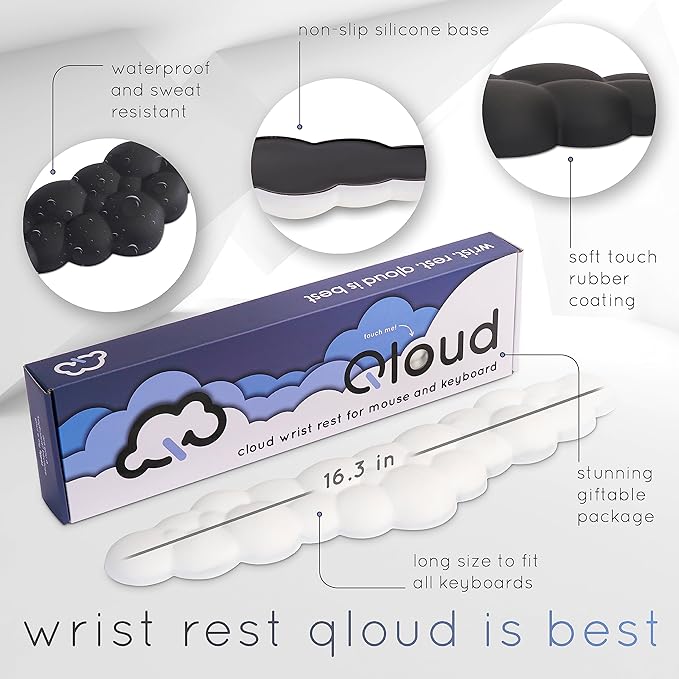 Qloud Cloud Wrist Rest Keyboard Wrist Rest - Image 3