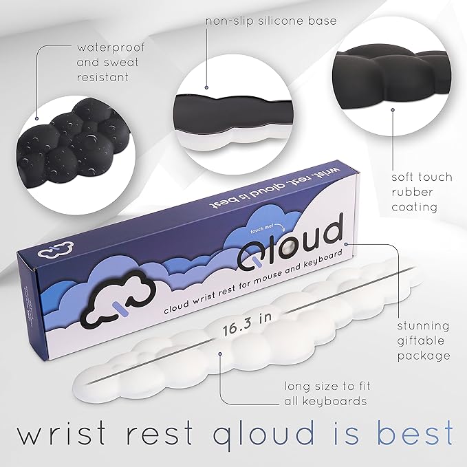 Qloud Cloud Wrist Rest Keyboard Wrist Rest - Image 4