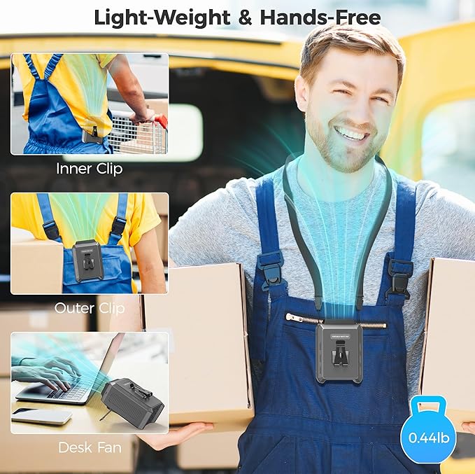 COMLIFE Portable Mini Waist Fan - Image 4
