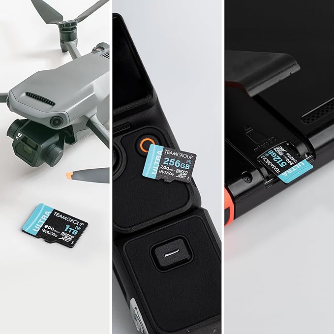 TEAMGROUP A2 Ultra Card 256GB Micro SDXC UHS-I U3 A2 V30, R/W up to 200/150 MB/s - Image 2