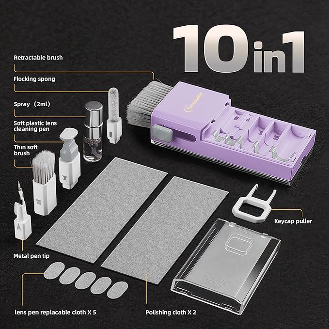 Laptop Screen Keyboard Cleaner Kit, All in 1 Electronic Cleaning Tool - Image 6